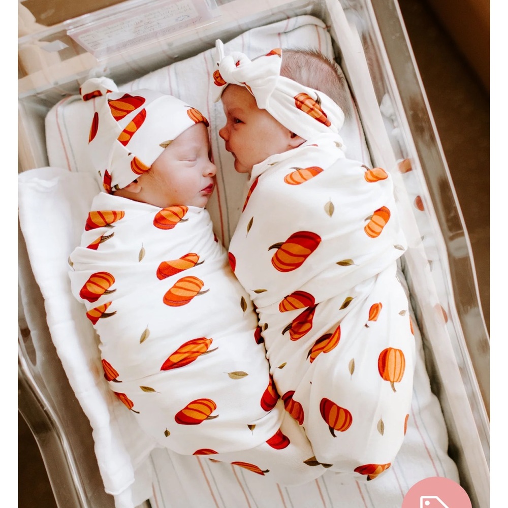 Pumpkin Swaddle and gown! No hat included